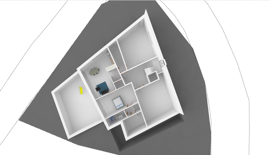 Vorprojekt Einfamilienhaus mit Einliegerwohnung Grundriss SG 